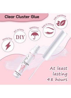 Lash Bond And Lash Remover Kit For Lash Clusters Cluster Lash Glue Eyelash Remover Diy Lash Extension Glue Strong Hold 48 Hours Oil Remover Fast Remove Residue(Clear Bond+Remover) - pzsku/Z75493C38F1D958C1DF69Z/45/_/1719251370/fc0a704a-d623-4636-a17b-bb221a77626a