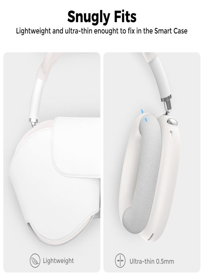 أهاستايل غطاء سيليكون من AHASTYLE لسماعات AirPods Max (USB-C/Lightning) (2024/2020) [4 في 1] غطاء وسادة أذن مضاد للخدش / غطاء أكواب الأذن / وسادة عصابة الرأس / ملحقات غطاء عصابة الرأس لسماعات Apple AirPods Max - Image 5