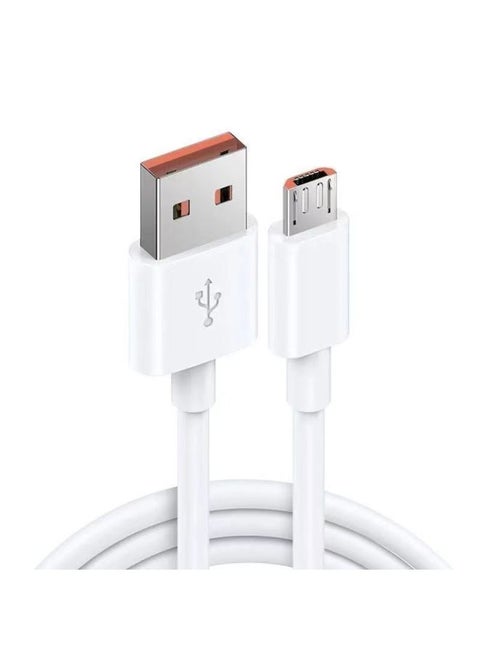 240WTypec Data Line Elbow Fast Charging Line Is Suitable For Huawei P20p30 Fast Charging Mobile Phone Line-Color:Direct Plug 10w Plastic Slow Charging [android Ladder] White - Official Authentic Product [ 2.02m ] Does Not Block Your Hands When Playing Games