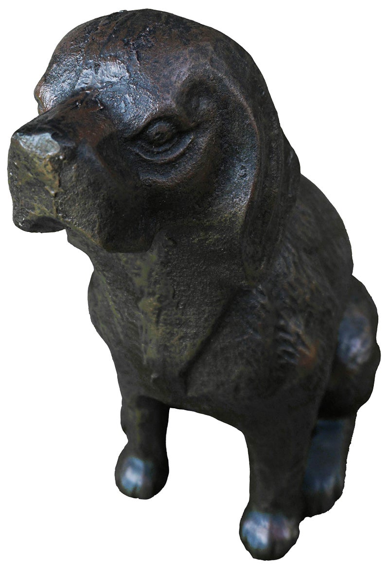 Lulu Decor, Cast Iron Decorative Dog Door Stopper, Doorstops, Sculpture, Dog Statue (Black 14 lbs) - Image 3