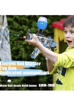 Youqin Home Splatter Ball AK 47 Gel Blaster with 35000 Water Beads and Goggles Gel Ball Blaster Automatic is Eco Friendly Outdoor Activities Team Game for Kids  - Image 2