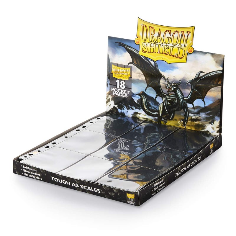dragon shield Arcane Tinman AT10301 Portfolio Dragon Shield 18Pocket Collectors Black 50 - Image 2