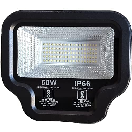 Desidiya® TV Model Flood Light Super Bright 50W 5000lm LED Flood Outdoor Light White Waterproof - (Pack of 2) - Image 2