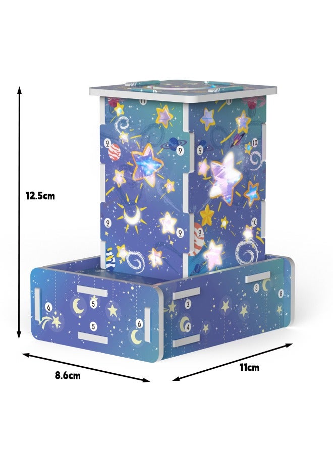 3 Pack STEM Kits for Kids, Science Kits Craft for Kids, Optical Experiments 3D Puzzle Set, Scientific Experiment DIY Building Kits, STEM Activities Toy for Boys Girls (Star Lights/Fiber Optic Lights/Starry Sky Lights)  - Image 4