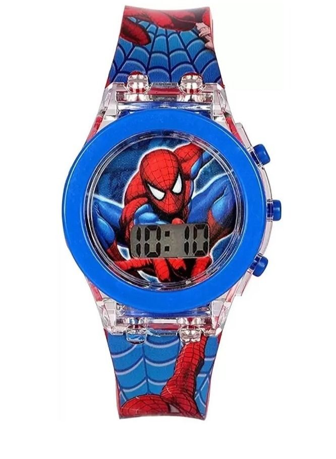 Set of 1 Digital Watch For Boys Printed Cartoon Charector  - Image 2