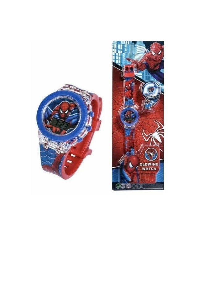 Set of 1 Digital Watch For Boys Printed Cartoon Charector  - Image 1