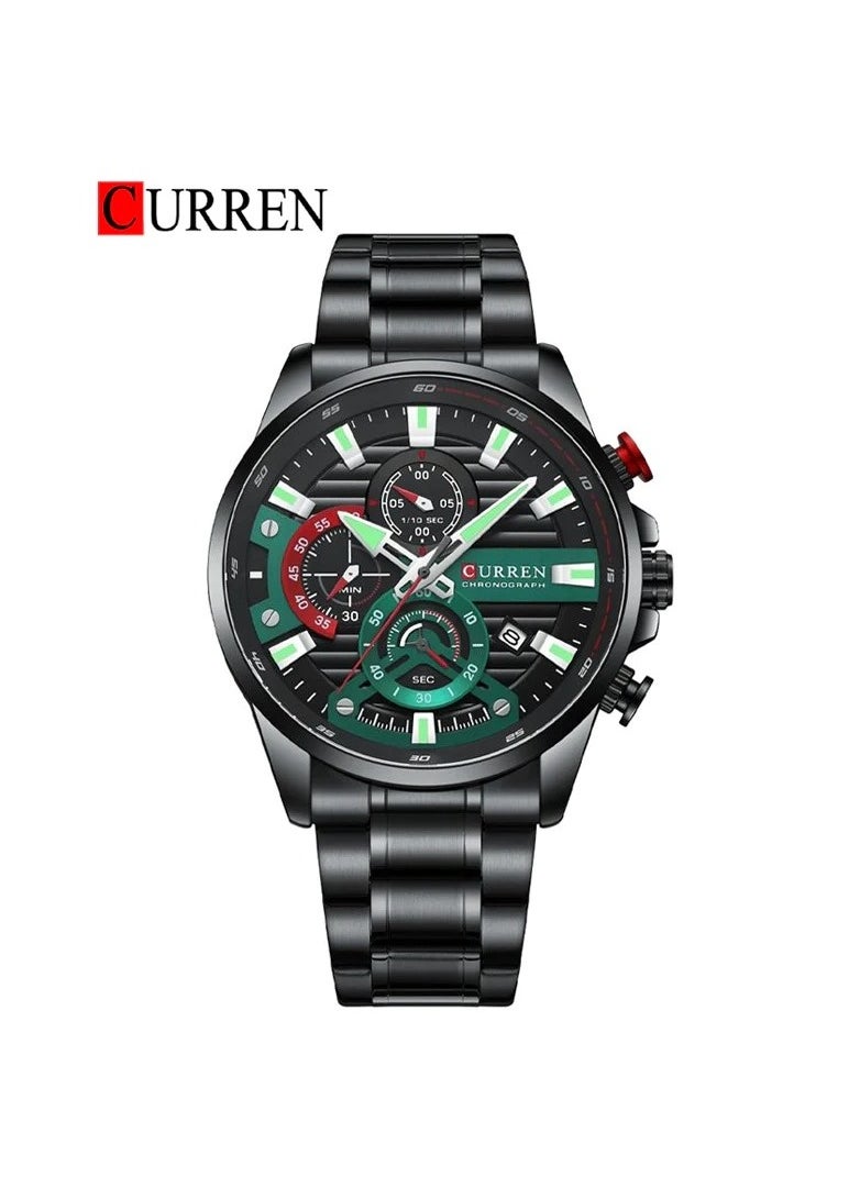 CURREN CURREN 8415 Original Brand Stainless Steel Band Wrist Watch For Men  - Image 1