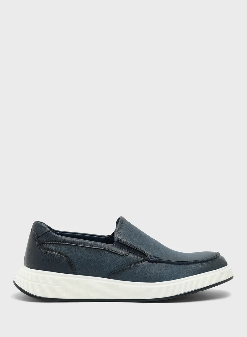 Robert Wood Casual Nubuck Slip Ons