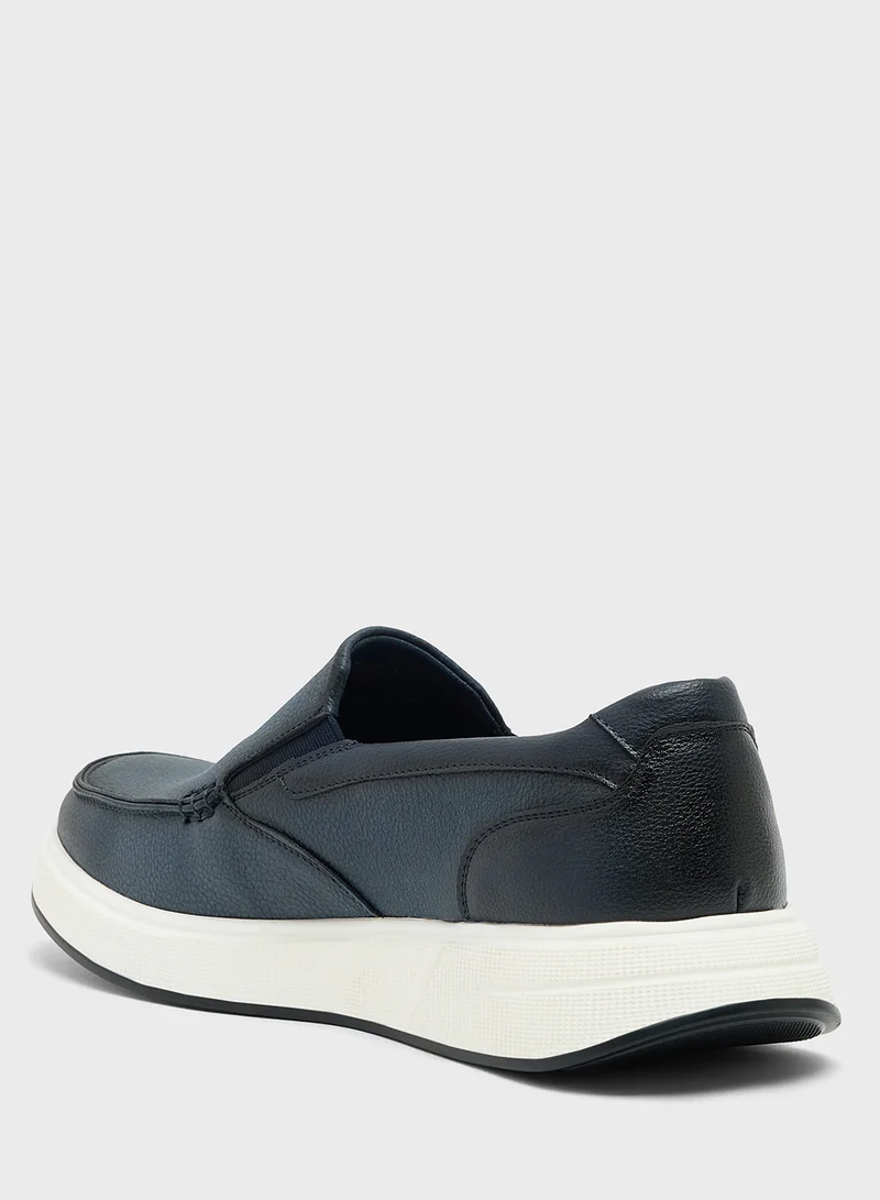 Robert Wood Casual Nubuck Slip Ons