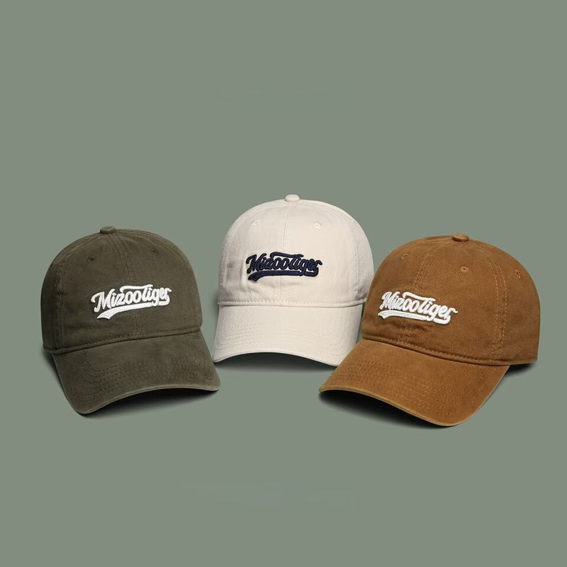 Cotton Cap Men Autumn Washed Embroidered Casual Baseball Hat Cotton - Image 4