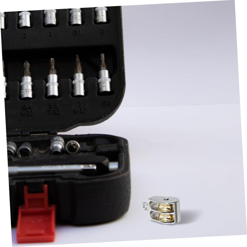 Heavy Duty Bearing Pulley Wheel For Lifting Smooth Sliding Noise Reduction - Image 5