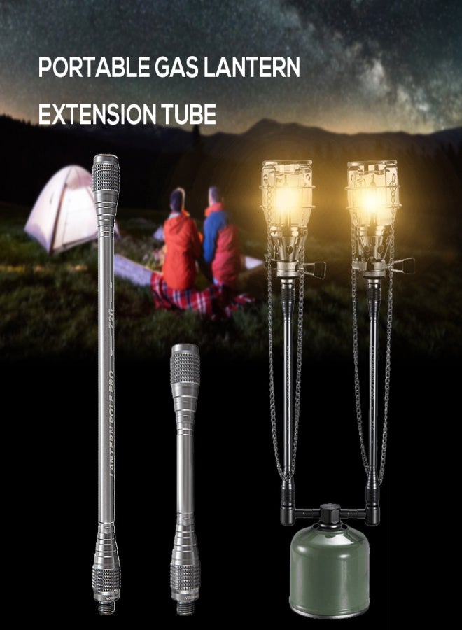 Campingmoon Gas Lantern Extension Tube Lamp Extender Pole Camping Lamp Extension Rod For Camping Hiking - Image 2