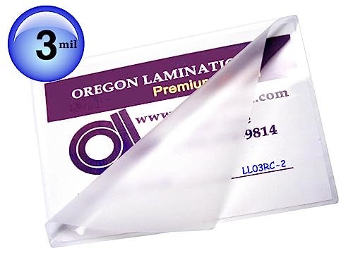 Oregon Lamination Heat Activated Laminating Pouches 3 Mil 9” x 14-1/2” [Pk of 200] 229mm x 368mm x 75 microns Thick for 8.5 x 14 Legal Size Sheets, Clear - Image 2