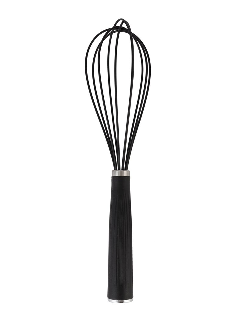 Royalford Nylon Egg Whisk- RF11924| With A Comfortable Handle And Ergonomic Grip Black - Image 2