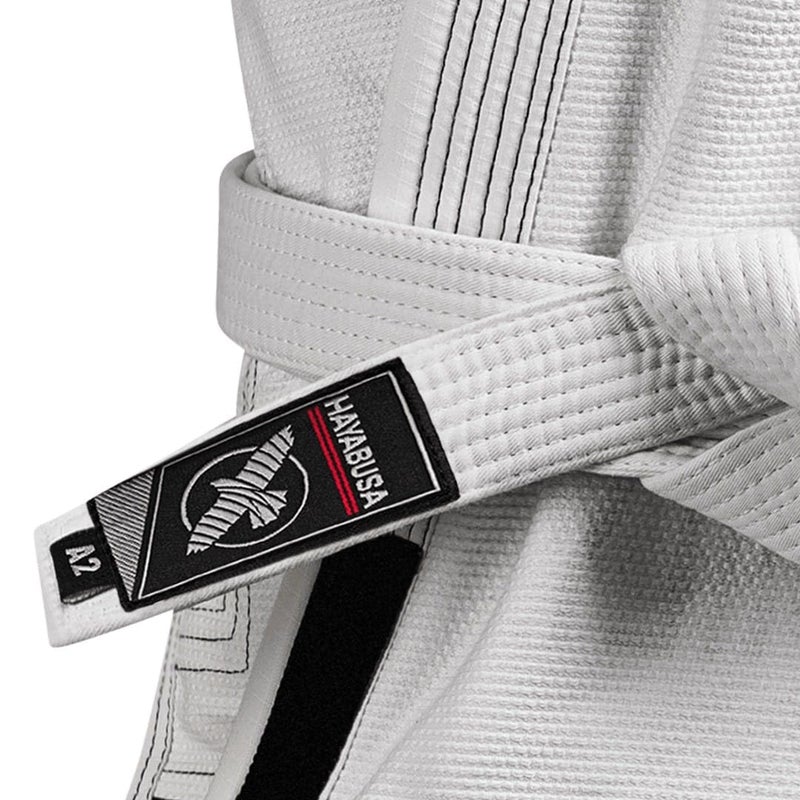 Hayabusa 2.0 Adult BJJ Belt - Premium Quality, IBJJF Compliant, Reinforced Double Stitching - White, A3 - Image 2