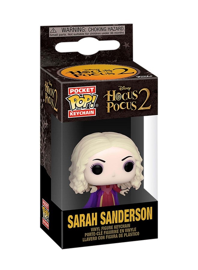 Funko POP! Keychain: Disney Hocus Pocus 2- Sarah Sanderson - (Smoke) Novelty Keyring - Collectable Mini Figure - Stocking Filler - Gift Idea - Official Merchandise - Horror Fans - Backpack Decor - Image 3