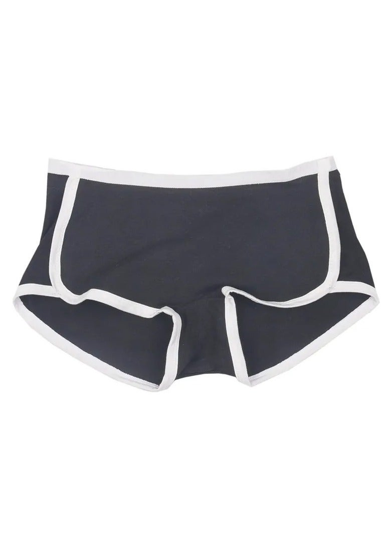4 Pieces Elegant Soft Cotton Boyshort Panties - Image 4