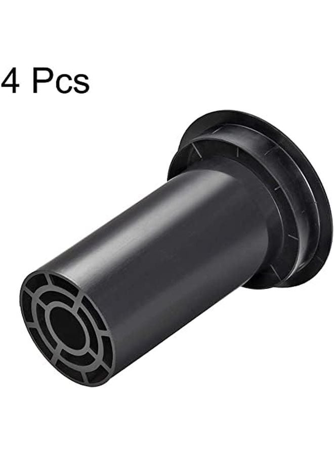 Black 100mm X 160mm Speaker Port Tube Subwoofer Bass Reflex Woofer Box 4 Pcs - Image 4