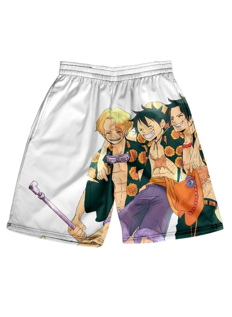 KUYING Summer One Piece Loose Home Five Guarter Shorts  - Image 1