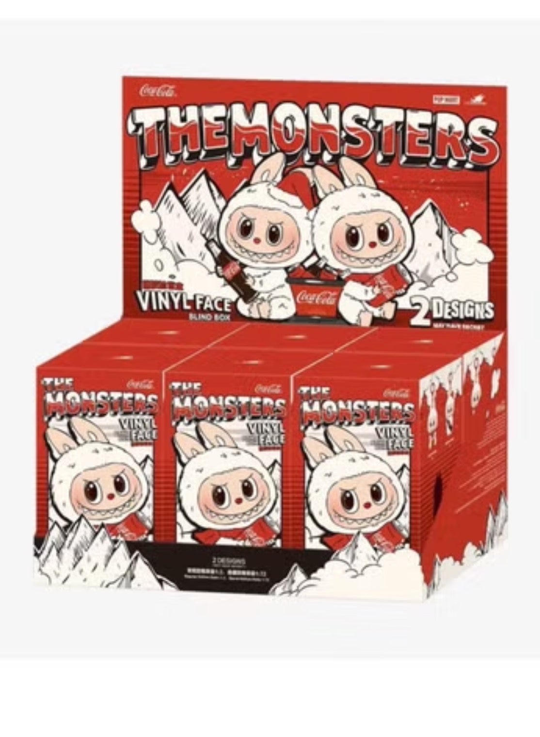 LABUBU The labubu Mamte Coca-Cola Labubu Series Vinyl Face Blind Box Specifications:Coca-cola (Whole Set) 6pc Blind Box