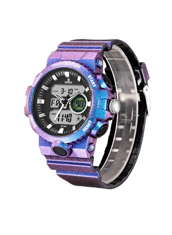 ASTRO Astro A24802-PPNN Kids Analog-Digital Display Watch & Polyurethane Strap Blue