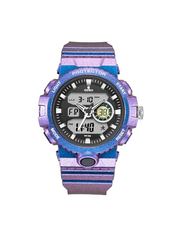 أسترو Astro A24802-PPNN Kids Analog-Digital Display Watch & Polyurethane Strap Blue