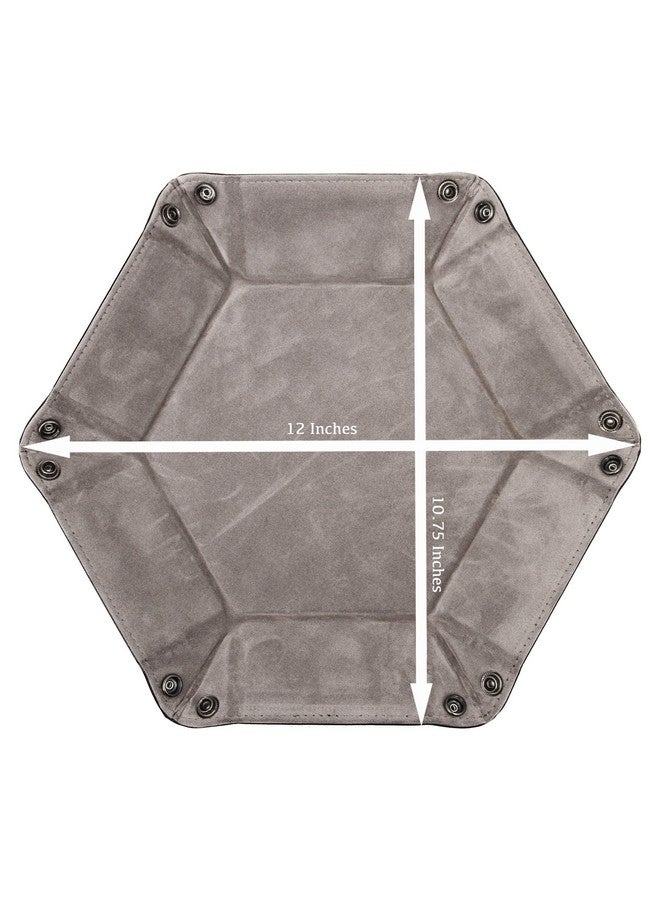 Forged Dice Co. Portable Folding Dice Tray - 6.5 Inch for DND, D&D, and Dice Games - Quiets Rolling Metal Dice With Stronger Snaps - Image 5