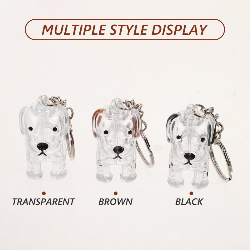 6pcs Pet Hair Keepsake Box: Cute Memorial Keychain - Dog Whisker Capsule Pendant - Pet Memorial Storage Organizer - Image 2