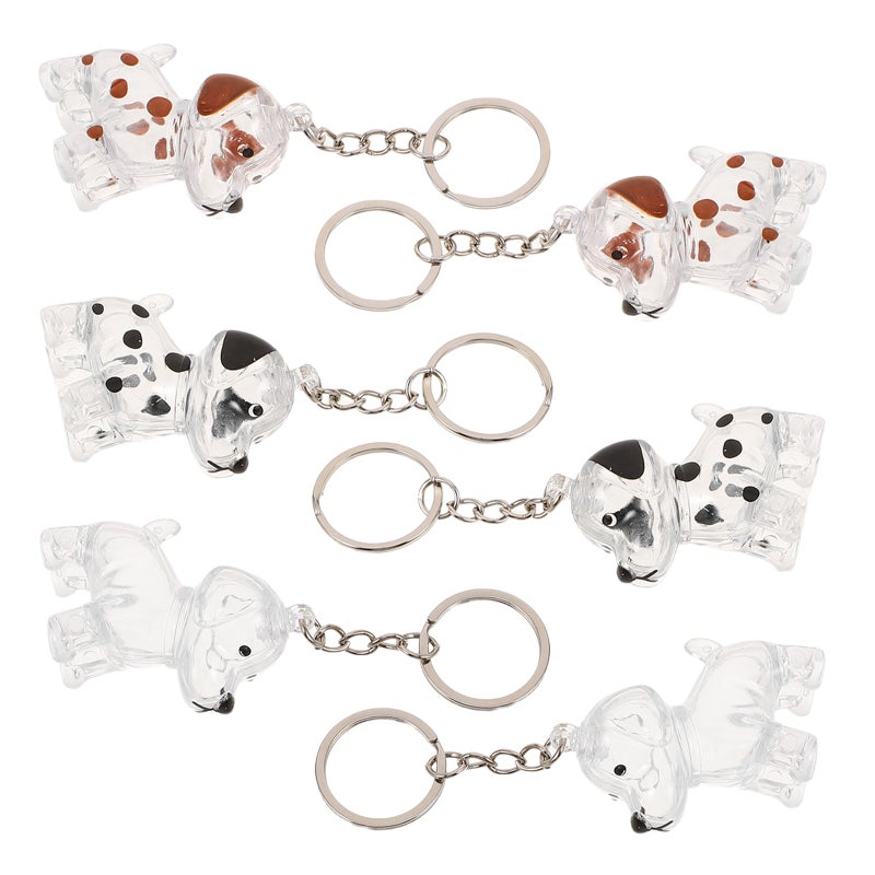 6pcs Pet Hair Keepsake Box: Cute Memorial Keychain - Dog Whisker Capsule Pendant - Pet Memorial Storage Organizer - Image 5