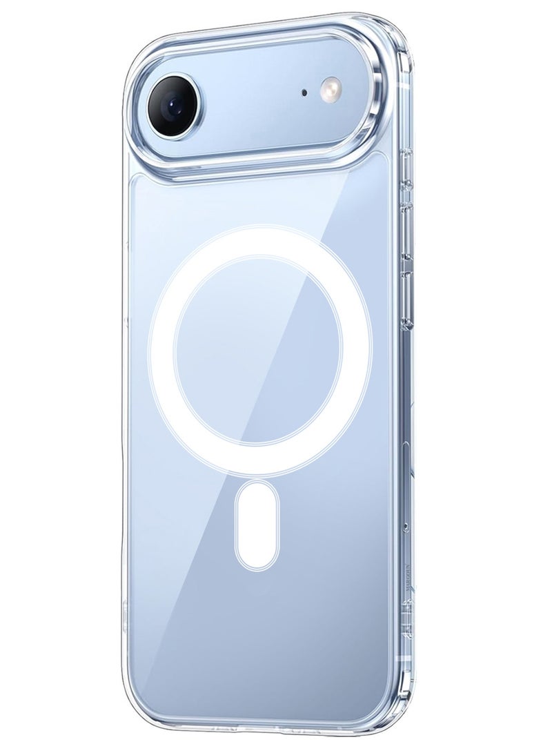 2 Packs Magnetic Clear Case for iPhone 17 Air - One Case One Privacy Screen Protector - MagSafe Compatible Shockproof TPU Drop Protection Slim Transparent Cover - Image 5