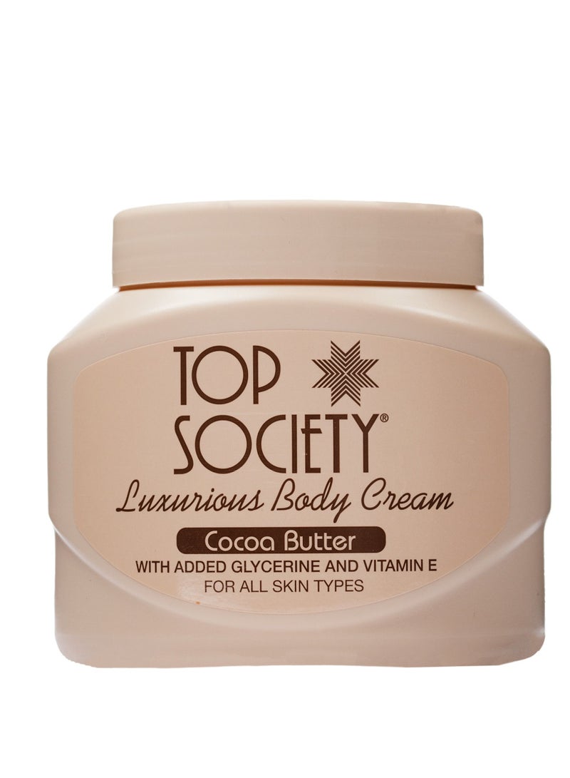 توب سوسيتي كريم ترطيب الجسم بخلاصة زبده الكاكاو - Image 1