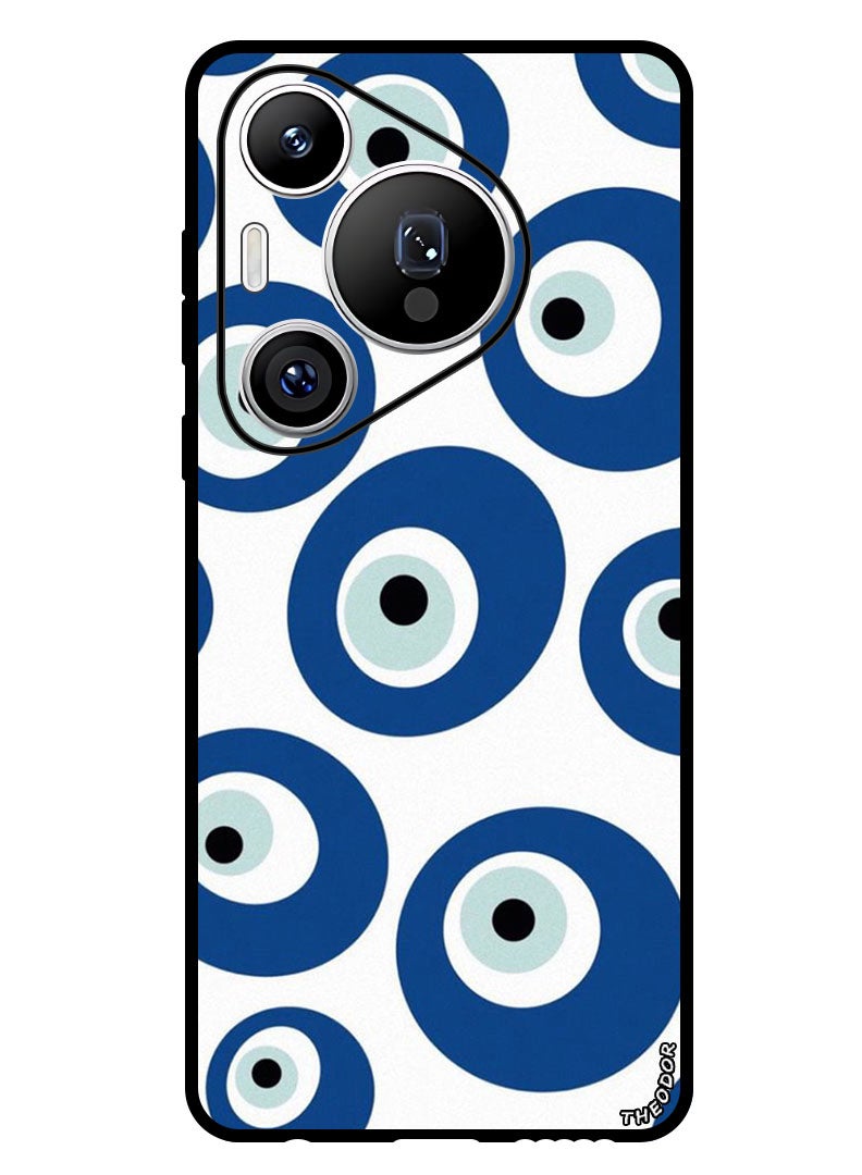 Theodor Protective Case Anti Scratch Shock Proof Bumper Cover For Huawei Pura 70 Evil Eye Nazar - Image 1