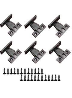 Excefore 20 Pairs Push In Plinth Panel Furniture Connectors Bracket Fixings With 80 Screws For Furniture Installation Move The Panel  - Image 1