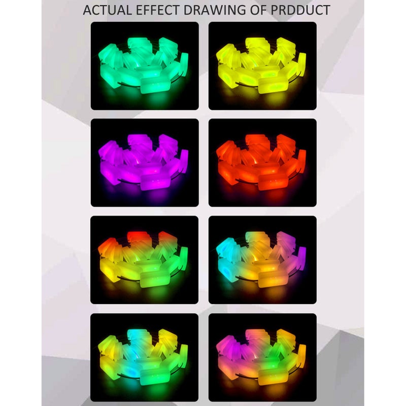 Interior  Car Led Lights APP Control with Remote Music Sync Color Change RGB Rear window Car Lighting with Car Charger 12V - Image 5