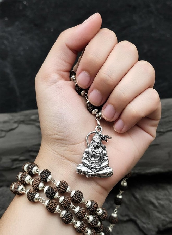 CHARMS Bajrangbali Rudraksha Pendant Necklace - Image 2