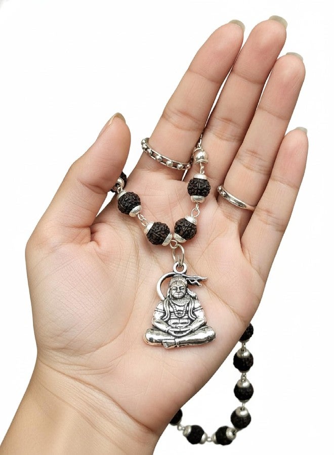 CHARMS Bajrangbali Rudraksha Pendant Necklace - Image 3