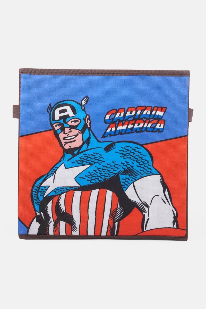 MARVEL Captain America Folding Storage, Blue/Red - Image 3