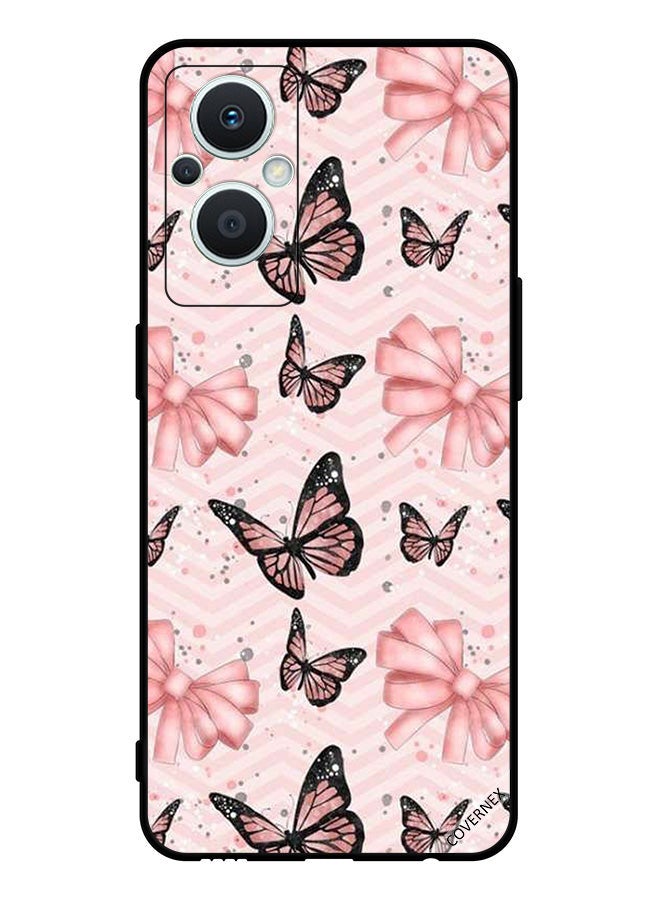 Covernex Protective Case Cover For Oppo Reno 7 Z 5G Butterflies Wallpaper - Image 1