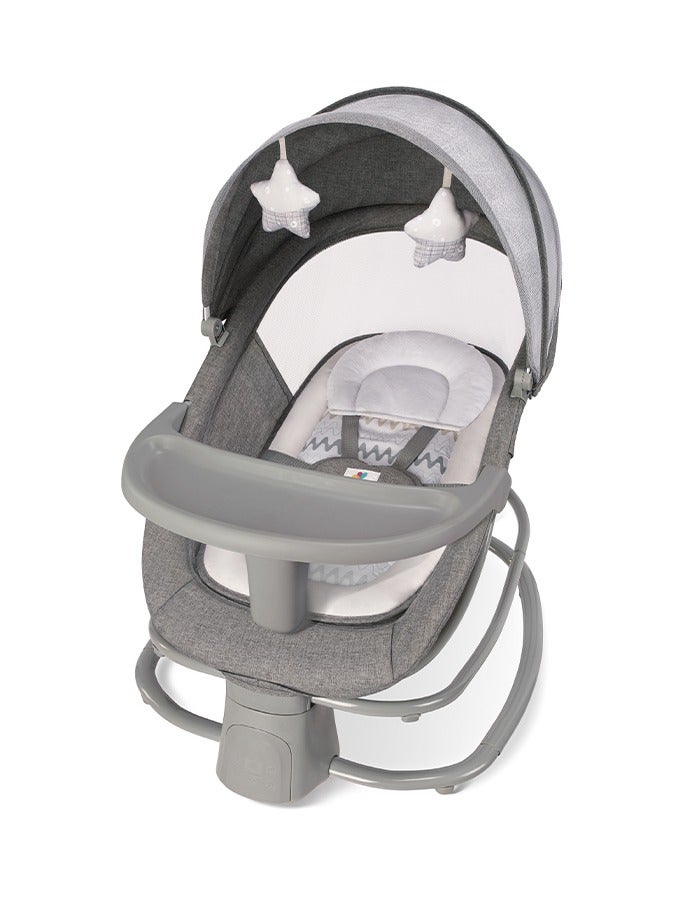 Mastela 4-in-1 Adjustable Seat with Bluetooth App Control, Detachable Independent Rocking Chair - Image 1