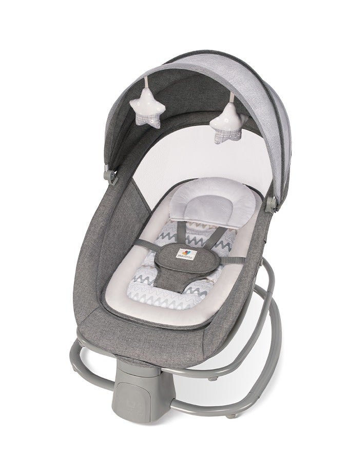 Mastela 4-in-1 Adjustable Seat with Bluetooth App Control, Detachable Independent Rocking Chair - Image 2