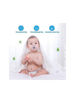 X spring Disposable Bath Towels Set, 4 Pack Portable Individual Packing With Disposable Bath Towels And Disposable Towels, Disposable Towel For Sport, Travel, Camping (White)  - Image 2