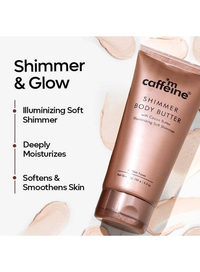إم كافيين زبدة الجسم اللامعة مع زبدة الكاكاو لبشرة لامعة ومتوهجة (150 جرام) - Image 3
