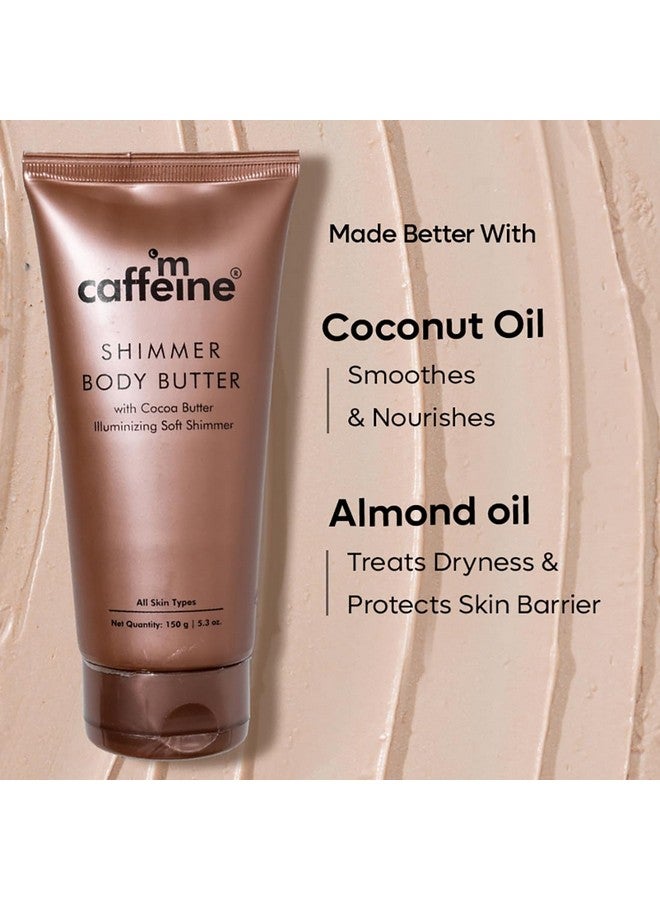 إم كافيين زبدة الجسم اللامعة مع زبدة الكاكاو لبشرة لامعة ومتوهجة (150 جرام) - Image 5