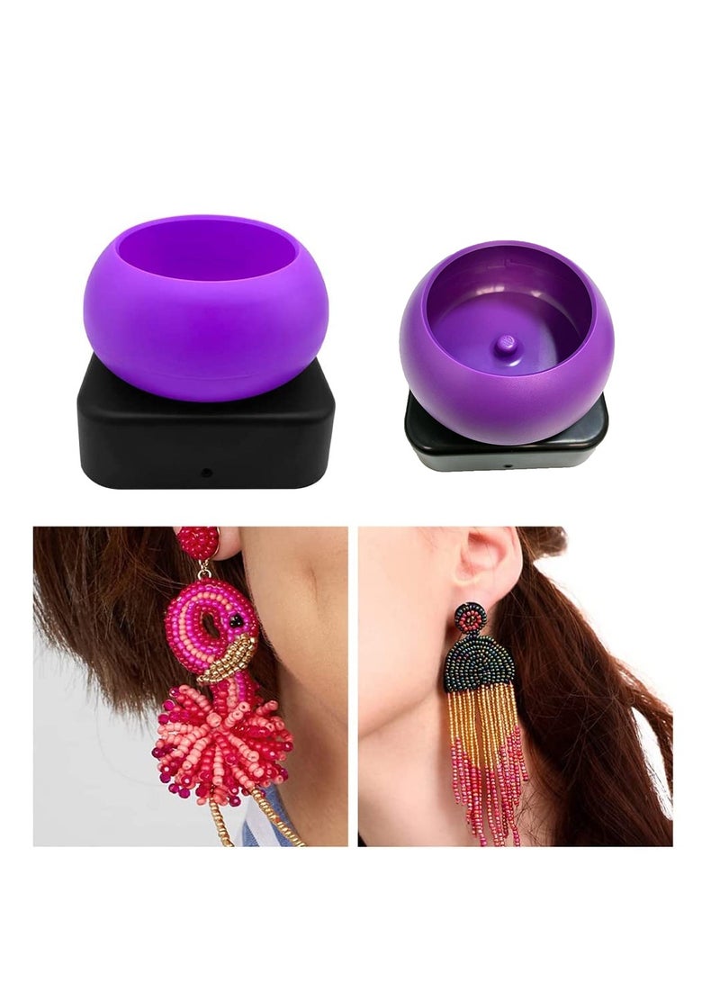 Excefore Electric Bead Spinner for Jewelry Making Kit, Waist Bead Kit, Adjustable Speed Beading Bowl for Jewelry Making, DIY Seed Beads, Necklaces, Bracelets - Image 5