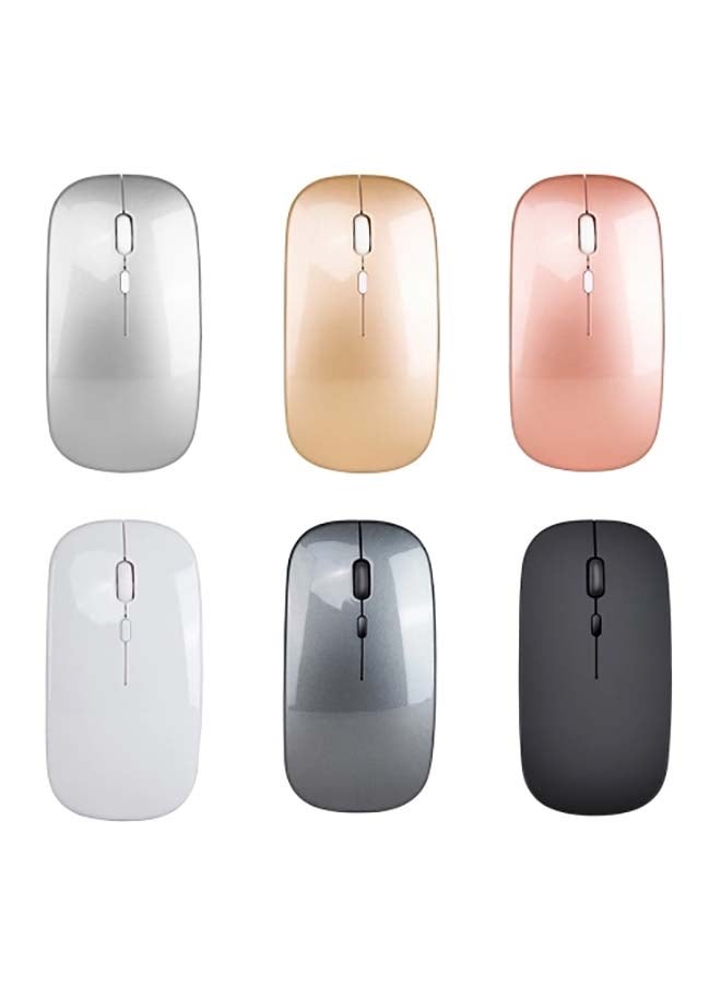 Rechargeable Wireless Mouse With Receiver Silver - Image 4