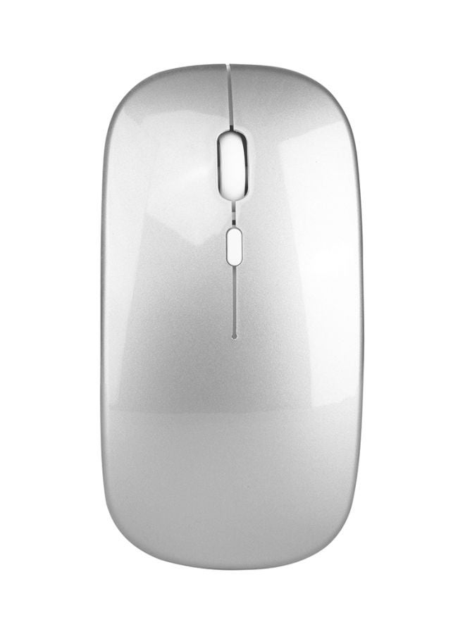 Rechargeable Wireless Mouse With Receiver Silver - Image 1