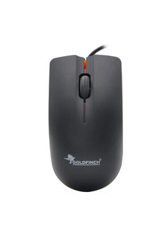 Goldfinch Wired mouse for laptop desktop mac and compatible with windows linux and mac Black  - Image 1