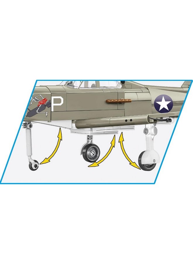 كوبي مجموعة COBI التاريخية لطائرة Bell® P-39D AIRACOBRA® من الحرب العالمية الثانية - Image 5