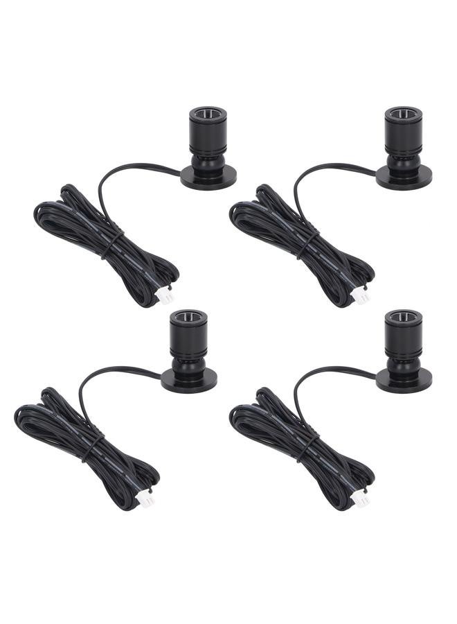 NIBEMINENT 4pcs LED Display Spot Lights 5V Dimmable USB Mini Spotlight for Jewelry Showcase Porch Entryway Black Natural Light  - Image 3