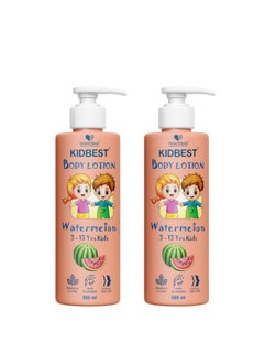 Kidbest Body Lotion For 3-13 Years Kids | Anti-Bacterial | Normal Skin, Sensitive Skin & Dry Skin | Tear, Paraben, Sls Free | Watermelon Flavor | 500Ml (Pack Of 2) - pzsku/Z754B6C5E82A29BC03C7AZ/45/_/1735817064/465b7f2a-9e57-47a5-ae90-88a9ade95399